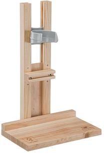 Grauzēju dzirdinātava Ferplast Drinky Holder 300/600, 20 cm x 14.2 cm x 30 cm, brūna krās.