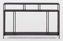 Konsoles galds Kalune Design Venedik, melna krās., 110 cm x 30 cm x 78 cm