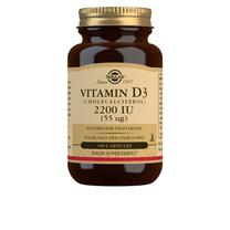 Maisto papildas Solgar Vitamin D3 2200, 100 vnt.