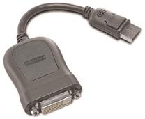 Adapteris Lenovo DisplayPort - DVI-D 45R5783 Displayport, DVI-D, melna krās.