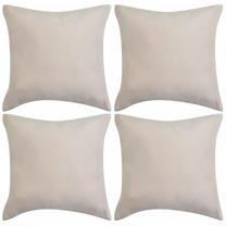 Dekoratīvs spilvens VLX Cushion Covers, balta krās., 80 cm x 80 cm, 4 gab.