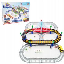Žaislinis traukinys su bėgiais Extralink Track King Double Track, -