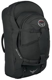 Tūristu mugursoma Osprey Farpoint, melna krās., 70 l