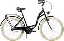 Dviratis miesto Azimut City Lux, 26 ", 17'' rėmas, juoda sp./kreminė sp.