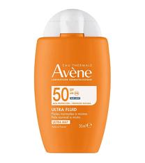 Kremas įdegio priežiūrai veidui Avene Ultra Fluid Ultra Mat SPF50, 50 ml