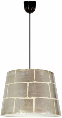 Светильник потолочный Candellux Lighting Americano 2 31-24282, E27, 1 x 60 Вт, серебристый цв. / черный цв., 35 x 35 см