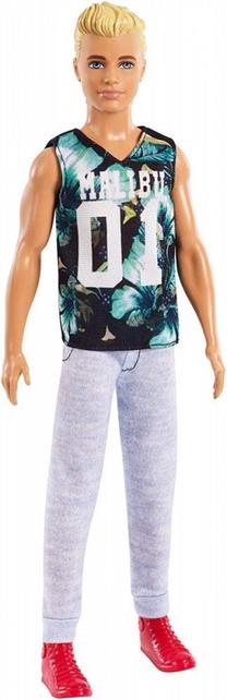 Kукла Кен Mattel Barbie Fashionistas Malibu FXL63, 30 см, многоцветный