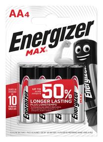 Baterijas Energizer EN1500B4MAXn, AA, 1.5 V