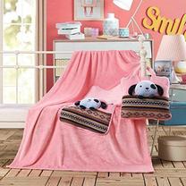Pledas DecoKing Cuties, rožinis, 110 cm x 160 cm