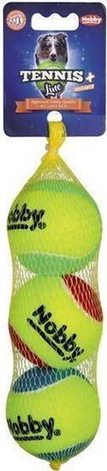 Žaislas šuniui, kamuoliukas Nobby Tennis Ball, 4 cm, Ø 4 cm, geltona sp., XS