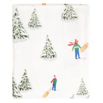 Pledas Homla Skiers, baltas/žalias, 150 cm x 200 cm