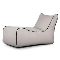 Sėdmaišis Slowdown Lounge Zip Colorin F120BZ.COL.SI, sidabro sp., 360 l