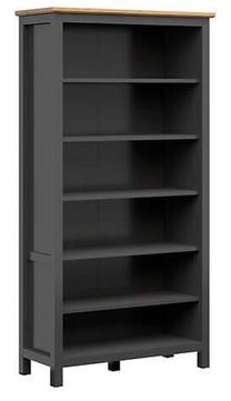 Pastatoma lentyna Hesen S515-REG/20/11-GF/DASN, antracito sp./ąžuolo sp., 203 cm x 106 cm x 44 cm