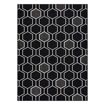 Ковер комнатные Hakano Wink Hexagon, черный цв., 170 см x 120 см