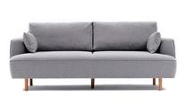 Sofa Hanah Home Felix 825BLC1378, šviesiai pilka sp., 98 x 230 cm x 90 cm