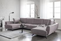 Kampinė sofa Larco Loco 24, rožinė sp., 191 x 362 cm x 90 cm