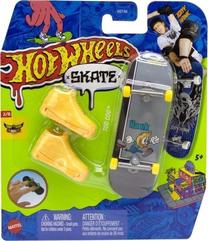 Pirkstu skeitbordu komplekts Mattel Hot Wheels Skate Ļoti kruts, dzeltena/pelēka