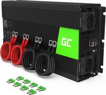 Sprieguma pārveidotājs Green Cell INV26 24V to 230V 2000W/4000W, melna krās., 24 V