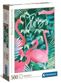Dėlionė Clementoni Flamingos 35101, 36 cm x 49 cm, 500 vnt., įvairių spalvų