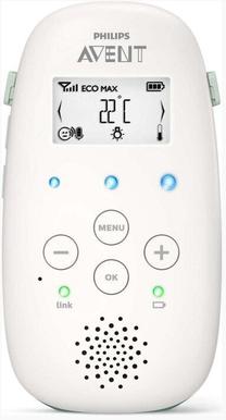 Mobili auklė Philips SCD 711/26, balta sp./žalia sp.