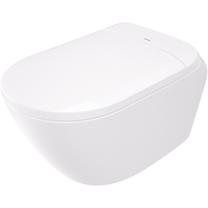 Unitazas, pakabinamas Deante Silia Smart, su dangčiu, 348 mm x 588 mm