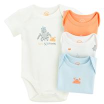 Lühikeste varrukatega beebi body, vaba aja kevad/suvi, poistele/imikutele Cool Club CCB2802242-00, mitmevärviline, 56 cm, 4 tk