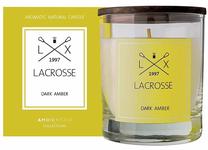 Žvakė, aromatinė Ambient Air Lacrosse Dark Amber, 40 h, 200 g, geltona sp.