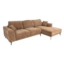 Kampinė sofa Home4you Olivia RC, smėlio sp., dešininė, 293 x 170 cm x 88 cm