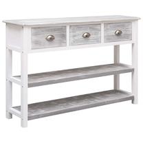 Komoda VLX Wood 284163, pilka sp., 76 cm x 30 cm x 115 cm