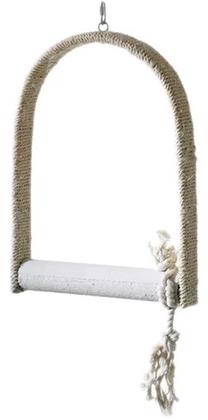 Šūpoles putniem Flamingo Sisal, 26 cm x 10 cm x 48 cm