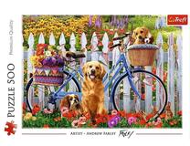 Пазл Trefl Dogs Adventure 37450, 34 см x 48 см, 500 шт., многоцветный