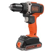 Akumuliatorinis suktuvas-gręžtuvas su akumuliatoriumi Black & Decker BCD002ME2K-QW