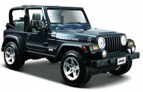 Игрушечный внедорожник Maisto Jeep Wrangler Rubicon, 1:27, синий цв.