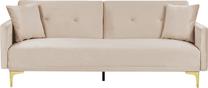 Sofa-lova Beliani Lucan, smėlio sp., 91 x 191 cm x 75 cm