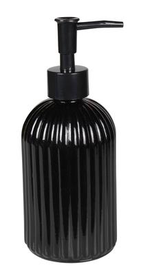 Skysto muilo dozatorius Splendid LA-STRIP-DOZOWN-CZA, juodas, 0.330 l