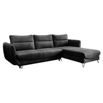 Kampinė sofa Silva Loco 06, tamsiai pilka sp., dešininė, 201 x 276 cm x 100 cm