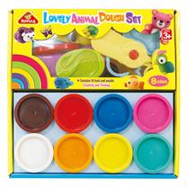 Veidošanas pasta Peipeile Lovely Animal Dough 6820, daudzkrāsaina