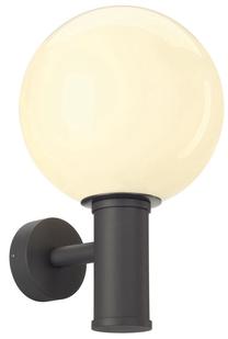 Õue seinavalgusti SLV Gloo Pure, 23W, E27, IP44, antratsiit v., 20 cm x 33.5 cm