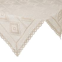 Staltiesė kvadratinė Olivia, smėlio, 85 x 85 cm