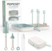 Щетка для чистки бутылок Momcozy 7in1, 0 мес., белый цв./зеленый цв.