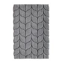 Коврик для ванной Saniflor Treccia 3FTAA443588, серый, 600 мм x 400 мм