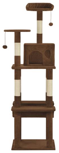 Kačių draskyklė VLX Cat Tree, 50 cm x 50 cm x 165 cm
