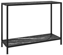 Konsoles galds VLX 322838, melna krās., 100 cm x 35 cm x 75 cm