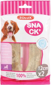 Gardums suņiem Zolux Snack Pressed Bone, liellopa āda, 2 gab.
