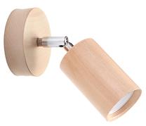 Valgusti seinale Sollux Berg Wood 20784, GU10, 1 x 40 W, pruun v. / pruun v.