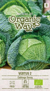 Sēklas Organic Way, dārza kāposti Vertus 2, 1 g