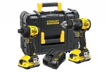 Akumuliatorinis smūginis gręžtuvas-suktuvas su akumuliatoriumi Stanley SFMCK201D2T-QW, 18 V, 2 Ah