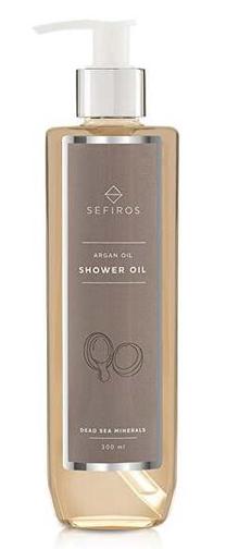 Kūno prausimosi aliejus Sefiros Argan, 300 ml