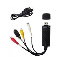 Vads Techly Audio Video Grabber USB 2.0, melna krās.