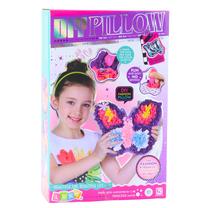 Набор для шитья, подушка Lean Toys DIY Butterfly, многоцветный